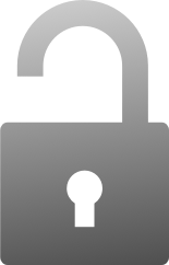 Unlock Information Lock Icon
